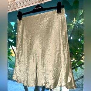 Aritzia Babaton New Slip Satin Mini Skirt